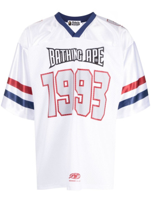 

Logo-patch jersey T-shirt, A BATHING APE® Logo-patch jersey T-shirt