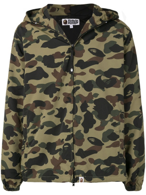 

Camouflage print hooded jacket, A BATHING APE® Camouflage print hooded jacket