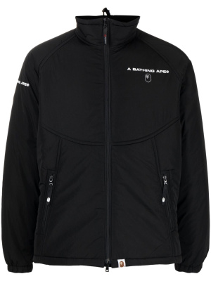 

Logo-print padded jacket, A BATHING APE® Logo-print padded jacket