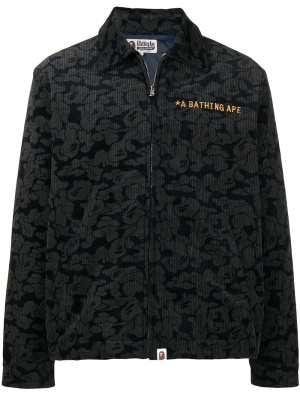 

Graphic-print corduroy jacket, A BATHING APE® Graphic-print corduroy jacket