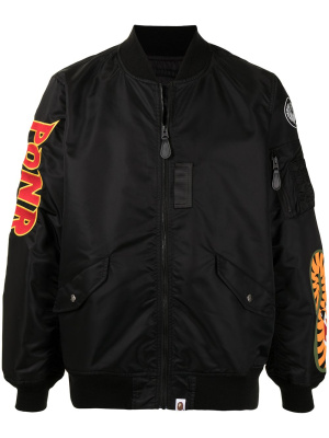 

Shark MA-1 lightweight bomber jacket, A BATHING APE® Shark MA-1 lightweight bomber jacket
