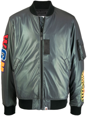 

Graphic-print bomber jacket, A BATHING APE® Graphic-print bomber jacket