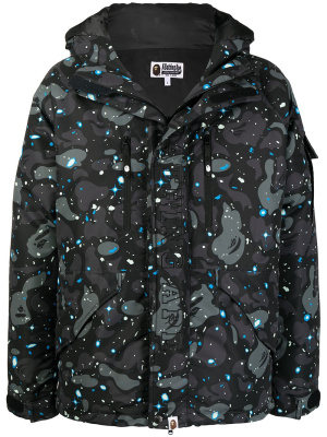 

Camo-print hooded jacket, A BATHING APE® Camo-print hooded jacket