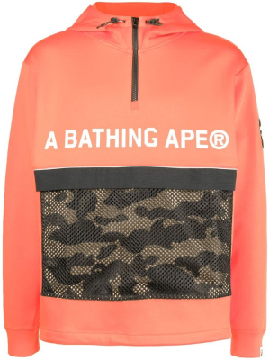

Logo-print hooded jacket, A BATHING APE® Logo-print hooded jacket