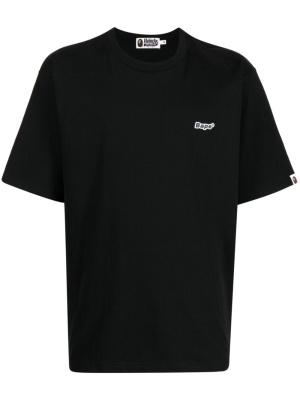 

Logo-embroidered cotton T-shirt, A BATHING APE® Logo-embroidered cotton T-shirt