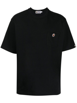 

Logo-print cotton T-shirt, A BATHING APE® Logo-print cotton T-shirt