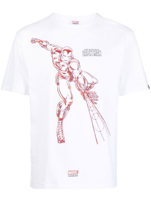 

X Marvel Iron Man print T-shirt, A BATHING APE® X Marvel Iron Man print T-shirt
