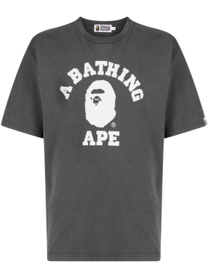 

Logo-print cotton T-shirt, A BATHING APE® Logo-print cotton T-shirt