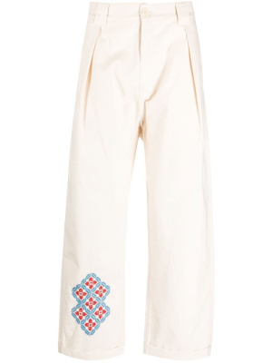 

Wide-leg graphic-detail trousers, Adish Wide-leg graphic-detail trousers