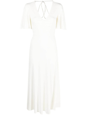 

Tie-back flared dress, Patrizia Pepe Tie-back flared dress