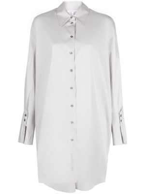 

Long-sleeved buttoned shirt dress, Patrizia Pepe Long-sleeved buttoned shirt dress