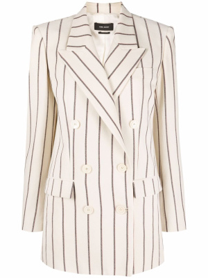 

Nevim pinstripe double-breasted blazer, ISABEL MARANT Nevim pinstripe double-breasted blazer