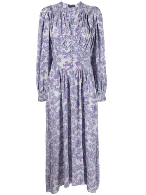 

Myrala paisley-print midi-length dress, ISABEL MARANT Myrala paisley-print midi-length dress