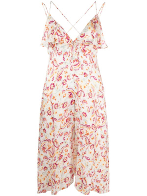 

Presly flower-print midi dress, ISABEL MARANT Presly flower-print midi dress