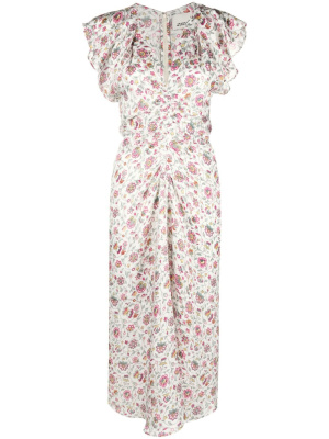 

Floral-print midi dress, ISABEL MARANT Floral-print midi dress