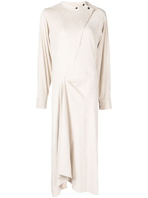 

Long-sleeve asymmetric-design dress, ISABEL MARANT Long-sleeve asymmetric-design dress