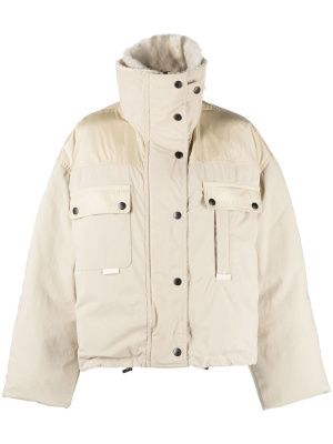 

Dellazia padded faux-shearling jacket, ISABEL MARANT Dellazia padded faux-shearling jacket