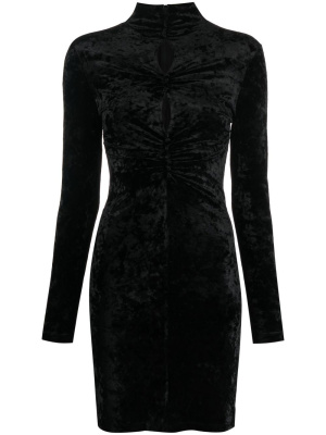 

Long-sleeve velvet-effect dress, ISABEL MARANT Long-sleeve velvet-effect dress