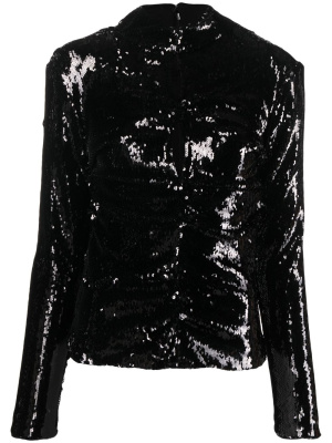 

Milana sequin-embellished top, ISABEL MARANT Milana sequin-embellished top