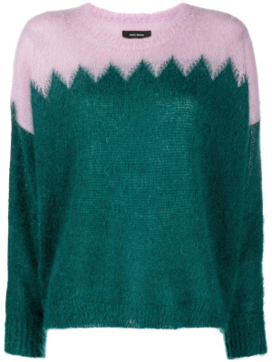 

Zig-zag round neck jumper, ISABEL MARANT Zig-zag round neck jumper