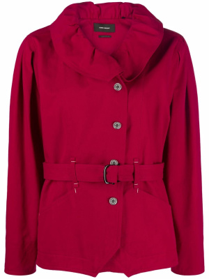 

Dipazo belted wide-collar jacket, ISABEL MARANT Dipazo belted wide-collar jacket