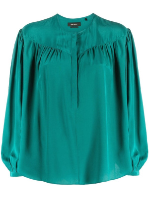 

Gathered-panel detail blouse, ISABEL MARANT Gathered-panel detail blouse