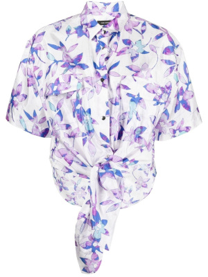 

Floral-print short-sleeve shirt, ISABEL MARANT Floral-print short-sleeve shirt