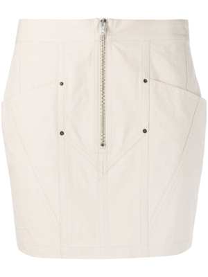 

Zip-up cotton mini skirt, ISABEL MARANT Zip-up cotton mini skirt