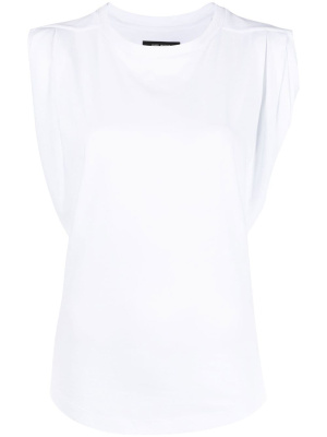 

Ruched-sleeve cotton T-shirt, ISABEL MARANT Ruched-sleeve cotton T-shirt