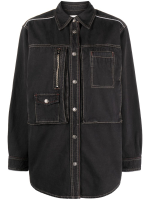 

Chambray shirt jacket, ISABEL MARANT Chambray shirt jacket