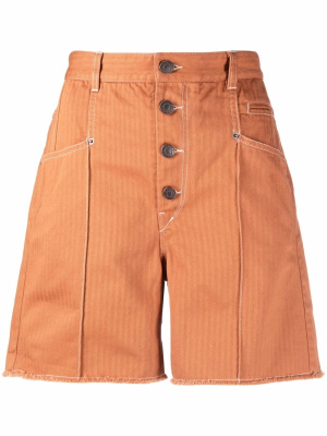 

Button-fastening cotton shorts, ISABEL MARANT Button-fastening cotton shorts