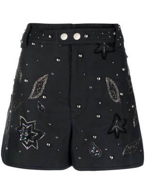 

Kayneliae embroidered shorts, ISABEL MARANT Kayneliae embroidered shorts