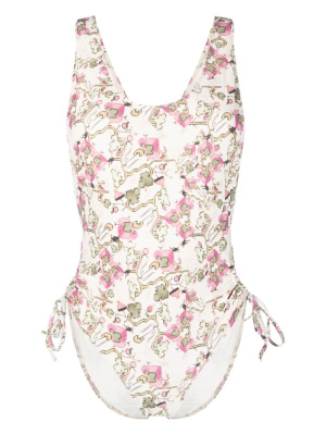

Symi abstract-print swimsuit, ISABEL MARANT Symi abstract-print swimsuit