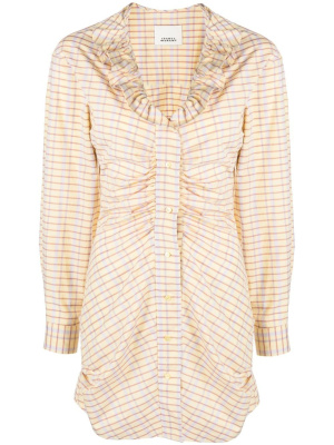 

Ruffled collar shirt dress, ISABEL MARANT Ruffled collar shirt dress