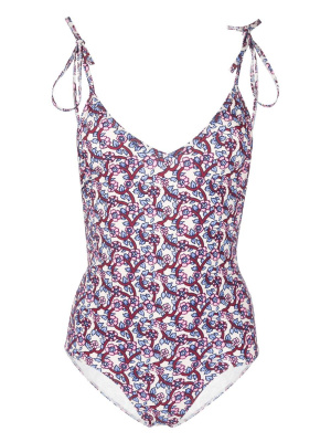 

Swan floral-print swimsuit, ISABEL MARANT Swan floral-print swimsuit