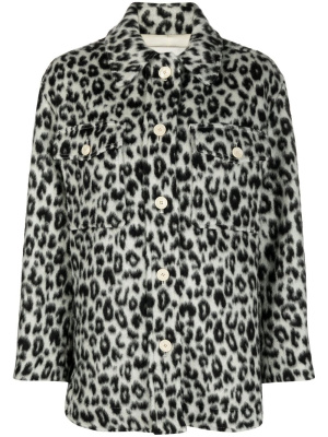 

Leopard print shirt jacket, ISABEL MARANT Leopard print shirt jacket