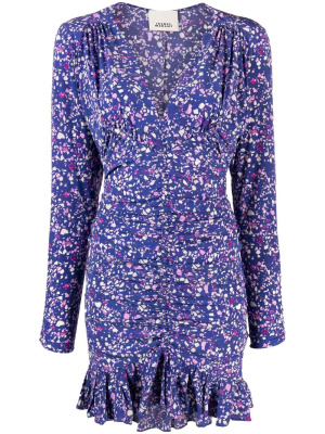 

Ruffled floral-print minidress, ISABEL MARANT Ruffled floral-print minidress