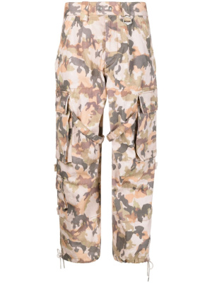 

Elore abstract-print cotton trousers, ISABEL MARANT Elore abstract-print cotton trousers