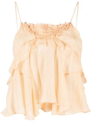 

Semi-sheer draped tank top, ISABEL MARANT Semi-sheer draped tank top