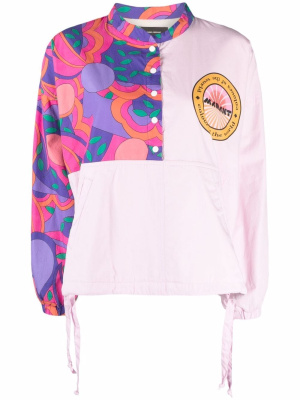 

Lizzip abstract-print top, ISABEL MARANT Lizzip abstract-print top