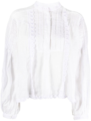 

Embroidered scalloped blouse, ISABEL MARANT Embroidered scalloped blouse