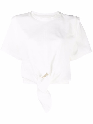 

Zelikia tie-front T-shirt, ISABEL MARANT Zelikia tie-front T-shirt