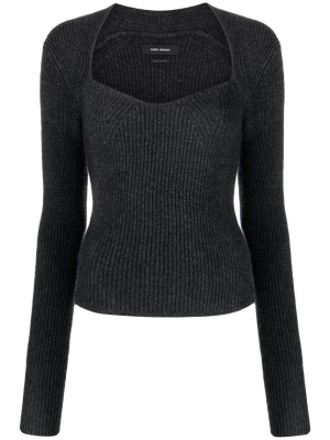 

Bailey sweetheart neck jumper, ISABEL MARANT Bailey sweetheart neck jumper