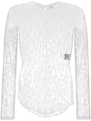 

Lace-detail long-sleeved top, ISABEL MARANT Lace-detail long-sleeved top