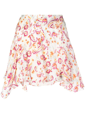 

Floral-print asymmetric skirt, ISABEL MARANT Floral-print asymmetric skirt