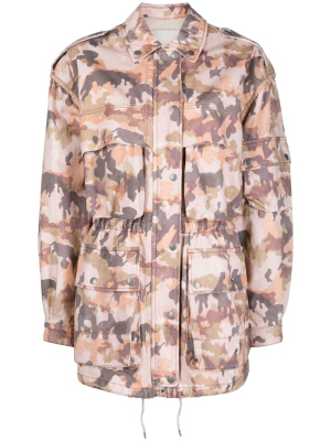

Elize camouflage-print cotton jacket, ISABEL MARANT Elize camouflage-print cotton jacket