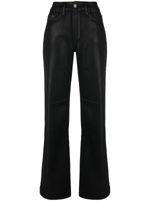 

Leenah coated wide-leg jeans, PAIGE Leenah coated wide-leg jeans