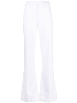 

Cotton wide-leg jeans, PAIGE Cotton wide-leg jeans