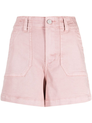 

Flaunt button-up denim shorts, PAIGE Flaunt button-up denim shorts