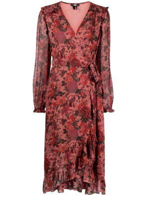 

Rose-print silk dress, PAIGE Rose-print silk dress